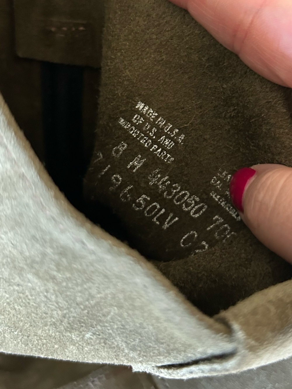 Frye Campus 12R Boots Olive Suede - Picture 4 of 6